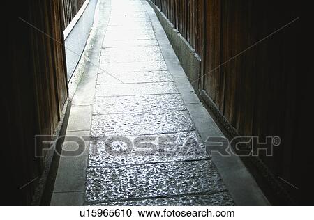 Stone paved path View Large Photo Image Stock Image - Stone paved path. Fotosearch