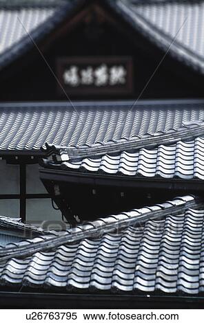 Tiled roof View Large Photo Image Stock Photography - Tiled roof. Fotosearch