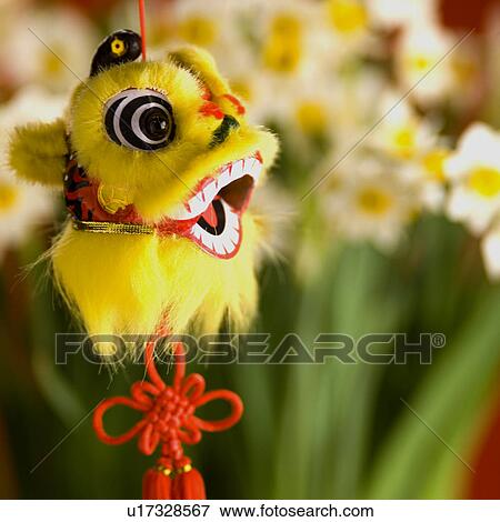 Stock Photo - Chinese lion decoration. Fotosearch