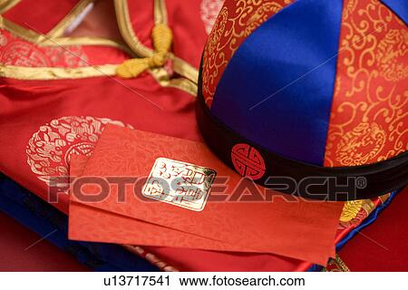 Chinese traditional cap and clothes View Large Photo Image Stock Image - Chinese traditional cap and clothes. Fotosearch