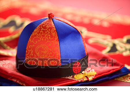 Chinese traditional cap and clothes View Large Photo Image Stock Image - Chinese traditional cap and clothes. Fotosearch