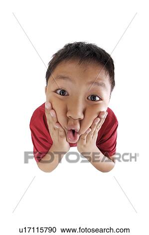Boy making face, portrait View Large Photo Image Stock Image - Boy making face, portrait. Fotosearch