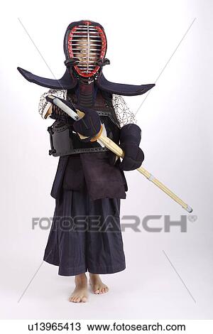 Boy in Kendo uniform, portrait View Large Photo Image Stock Image - Boy in Kendo uniform, portrait. Fotosearch