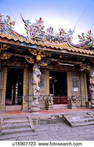 Stock Image - Asia, Taiwan, Citian Temple. Fotosearch