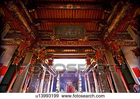 Asia, Taiwan, Citian Temple View Large Photo Image Stock Photo - Asia, Taiwan, Citian Temple. Fotosearch