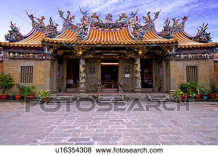 Stock Photo - Asia, Taiwan, Citian Temple. Fotosearch