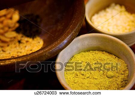 Stock Image - Ingredient for pestled tea. Fotosearch