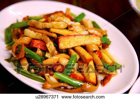 Plate of Hakka Stir-fried Dish View Large Photo Image Stock Image - Plate of Hakka Stir-fried Dish. Fotosearch