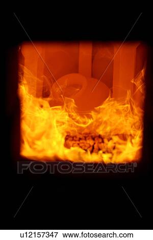 Stock Photo - Fire, close up. Fotosearch