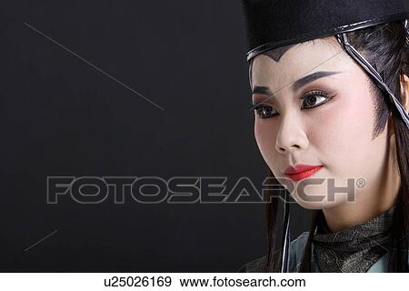 Chinese traditional opera character posing View Large Photo Image Stock Photo - Chinese traditional opera character posing. Fotosearch