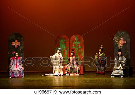 Stock Photo - Opera performers on stage. Fotosearch