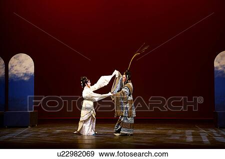 Stock Photo - Opera performers on stage. Fotosearch