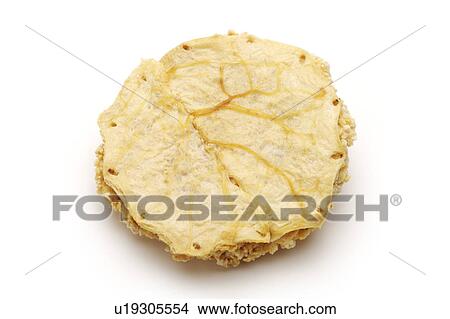Picture - Human Placentas against white background, close up. Fotosearch