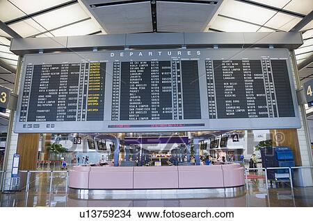 Arrival departure board at an airport View Large Photo Image Picture - Arrival departure board at an airport. Fotosearch