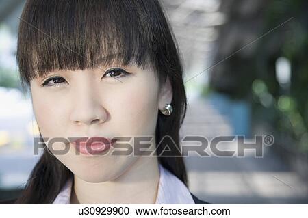 Stock Image - Portrait of a businesswoman. Fotosearch