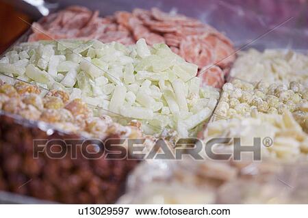 Close-up of assorted dried fruits in a store View Large Photo Image Stock Photo - Close-up of assorted dried fruits in a store. Fotosearch