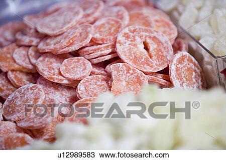 Close-up of dried fruits in a store View Large Photo Image Stock Image - Close-up of dried fruits in a store. Fotosearch