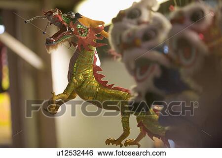 Close-up of a Chinese dragon View Large Photo Image Stock Photograph - Close-up of a Chinese dragon. Fotosearch