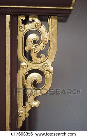 Close-up of wood carvings View Large Photo Image Stock Photograph - Close-up of wood carvings. Fotosearch