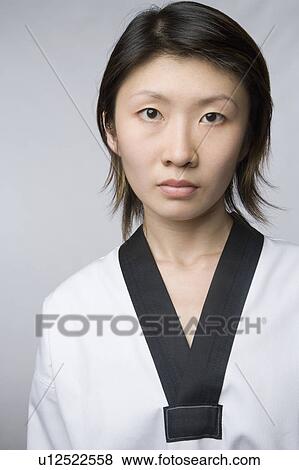Portrait of a young woman View Large Photo Image Stock Photo - Portrait of a young woman. Fotosearch