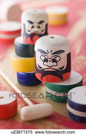 Stock Photography - Daruma doll game. Fotosearch