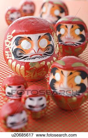 Daruma doll View Large Photo Image Stock Photo - Daruma doll. Fotosearch