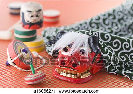 Japanese new year's toy View Large Photo Image Stock Image - Japanese new year's toy. Fotosearch