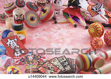 Picture - Japanese traditional toy. Fotosearch