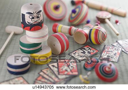 Stock Photography - Japanese traditional toy. Fotosearch