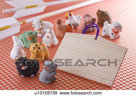 Japanese zodiac ornament View Large Photo Image Stock Photo - Japanese zodiac ornament. Fotosearch