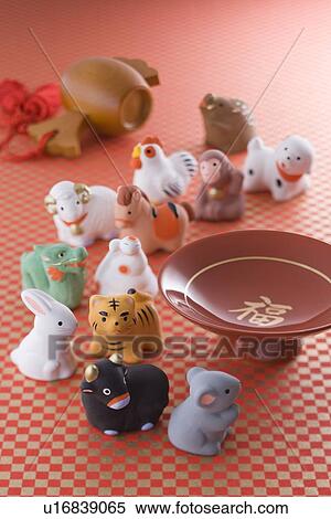 Stock Photography - Japanese zodiac ornament. Fotosearch