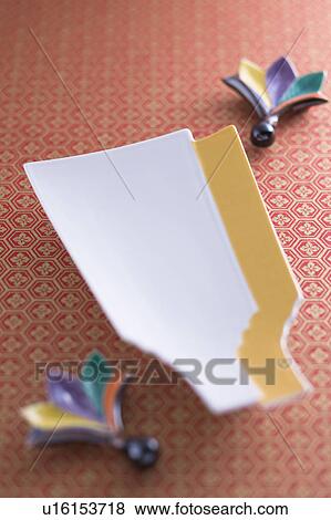 Stock Photo - Plate and chopstick rest. Fotosearch