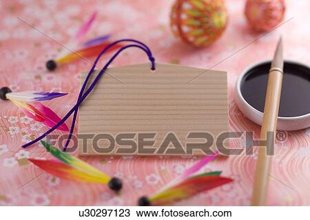 Prayer Blocks and calligraphy brush View Large Photo Image Stock Image - Prayer Blocks and calligraphy brush. Fotosearch
