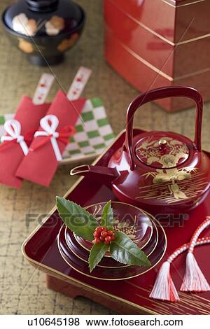 Stock Photo - Tosoki and nest of boxes. Fotosearch