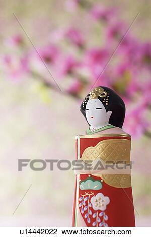 Stock Image - Japanese hinamatsuri doll. Fotosearch