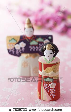 Stock Image - Japanese hinamatsuri doll. Fotosearch