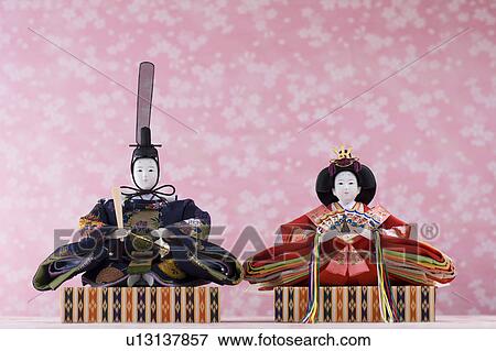 Japanese hinamatsuri doll View Large Photo Image Stock Photo - Japanese hinamatsuri doll. Fotosearch