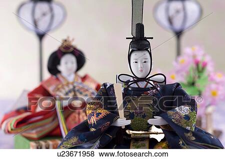 Japanese hinamatsuri doll View Large Photo Image Stock Photo - Japanese hinamatsuri doll. Fotosearch