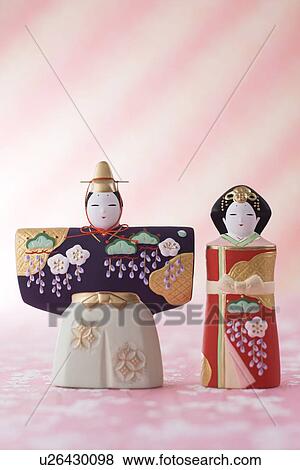 Stock Photo - Japanese hinamatsuri doll. Fotosearch