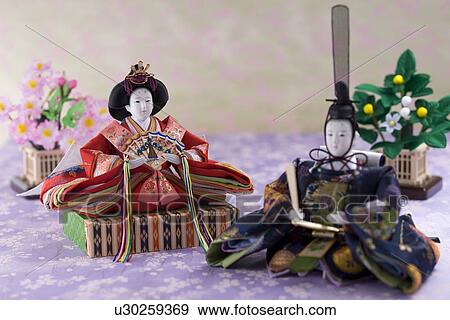 Japanese hinamatsuri doll View Large Photo Image Stock Photo - Japanese hinamatsuri doll. Fotosearch
