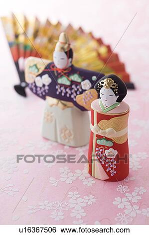 Japanese hinamatsuri doll View Large Photo Image Stock Photograph - Japanese hinamatsuri doll. Fotosearch
