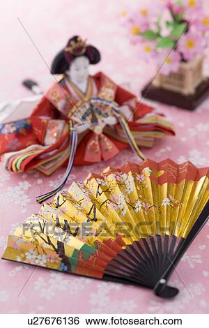 Stock Photograph - Japanese hinamatsuri doll. Fotosearch