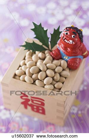Soybean and ornament of evil View Large Photo Image Stock Photo - Soybean and ornament of evil. Fotosearch
