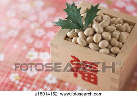 Stock Image - Soybean for setsubun. Fotosearch