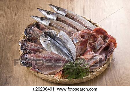 Stock Image - Dried fish. Fotosearch