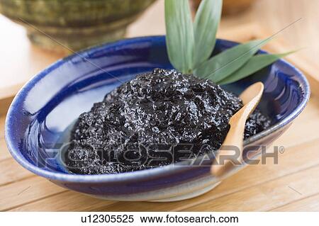 Stock Photography - Laver boiled in soy sauce. Fotosearch