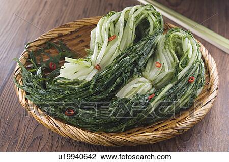 Mizuna pickles View Large Photo Image Stock Image - Mizuna pickles. Fotosearch