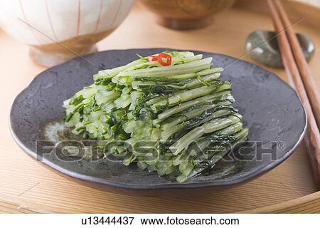 Mizuna pickles View Large Photo Image Stock Photo - Mizuna pickles. Fotosearch