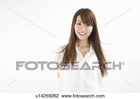 Portrait of young woman View Large Photo Image Stock Image - Portrait of young woman. Fotosearch