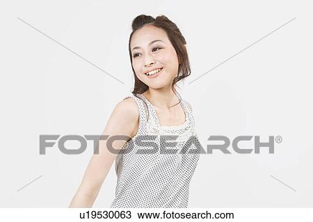 Portrait of young woman View Large Photo Image Stock Image - Portrait of young woman. Fotosearch